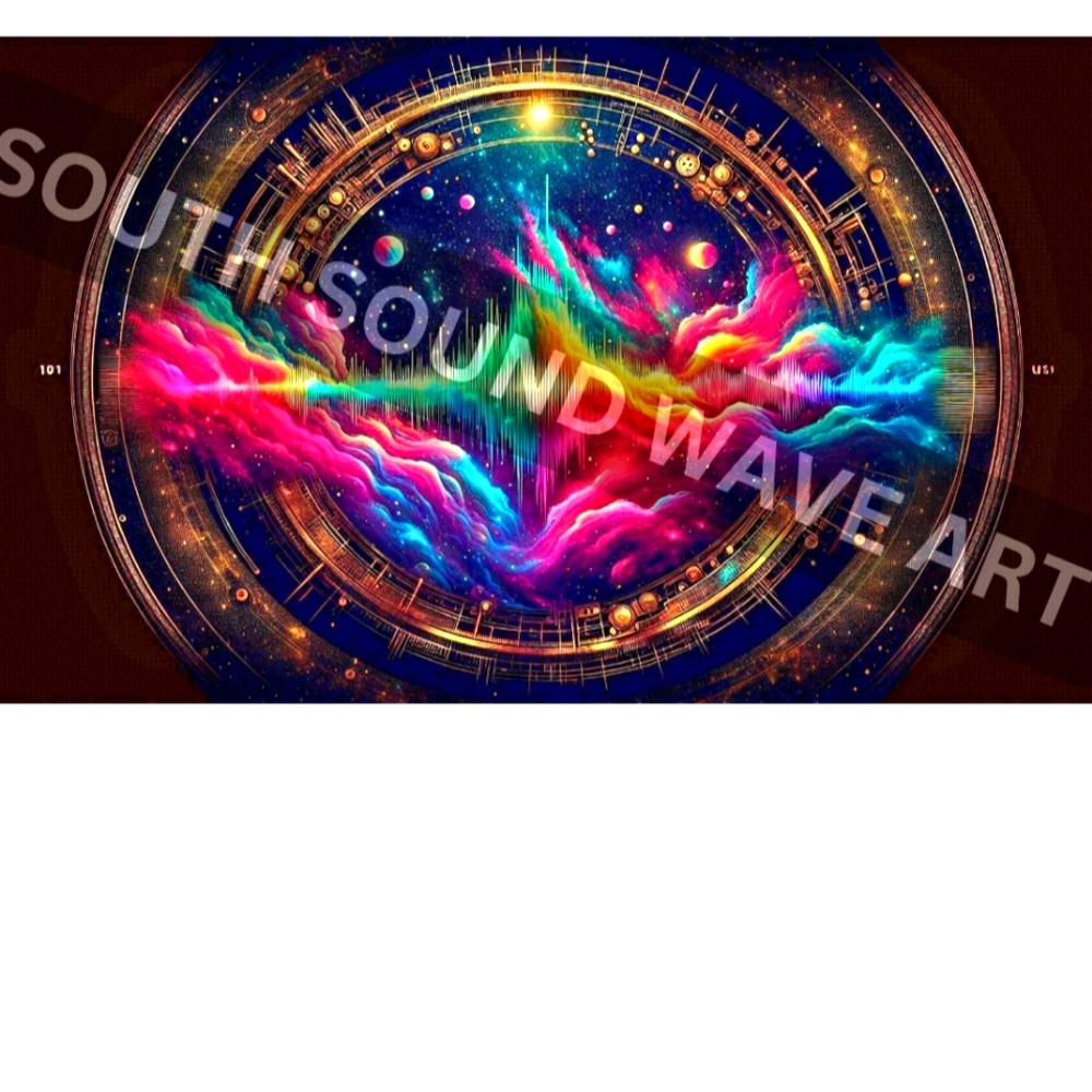 South Sound Wave Art Customized to Your Favorite Song, Colors, and Theme!** 🌟